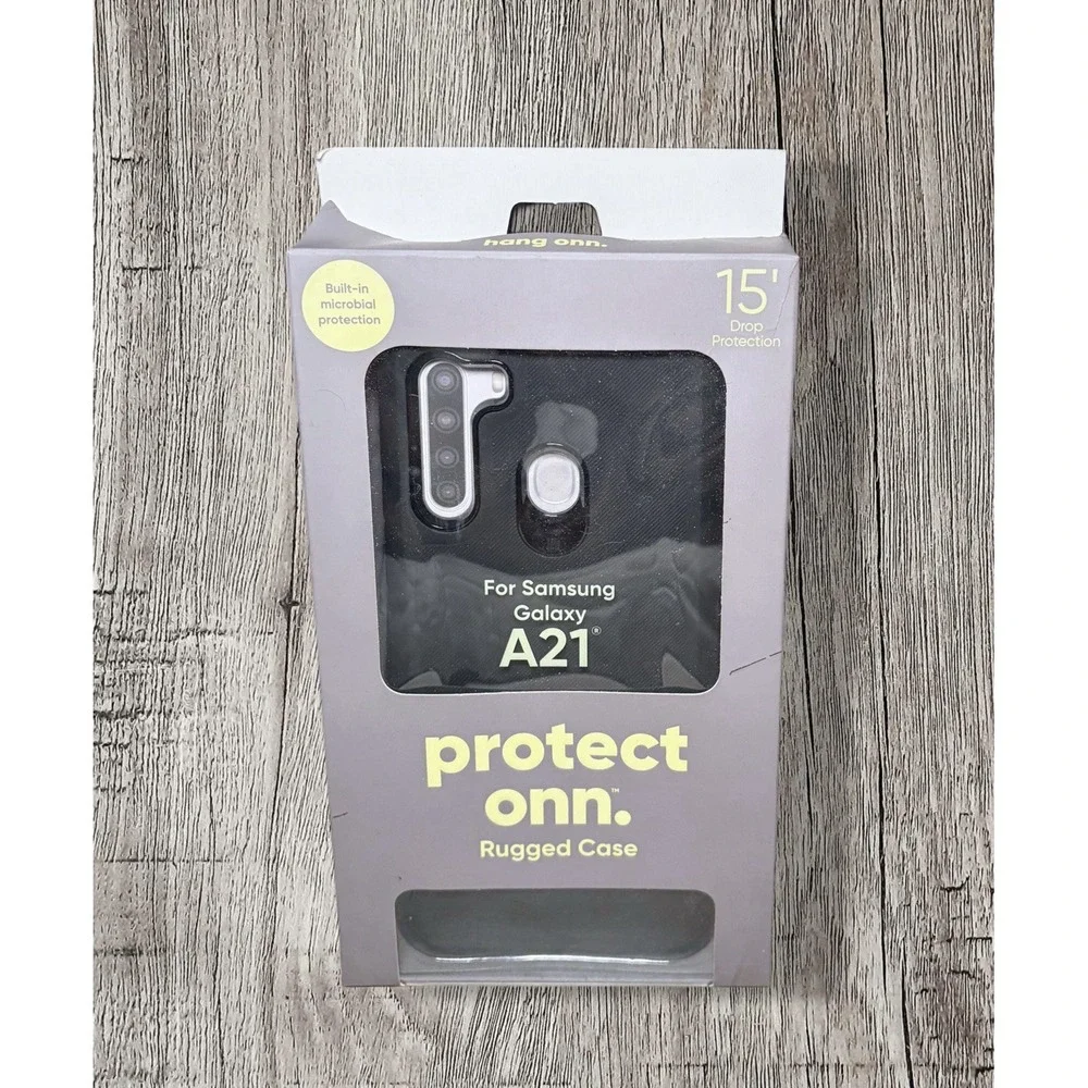 SAMSUNG GALAXY A21 - PROTECT ONN - RUGGED 15' DROP PROTECTION